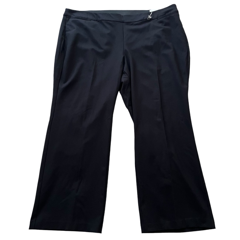 Lane Bryant Black Ponte Knit Classic Trouser 26/28 Regular